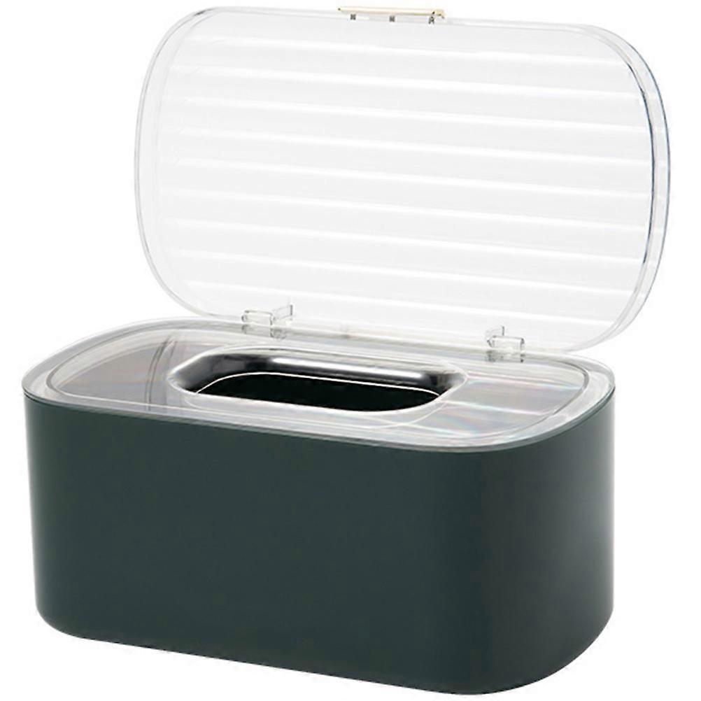 Desktop Tissue Dispenser Abs Sealed Protection Café Simple Design 1Pcs