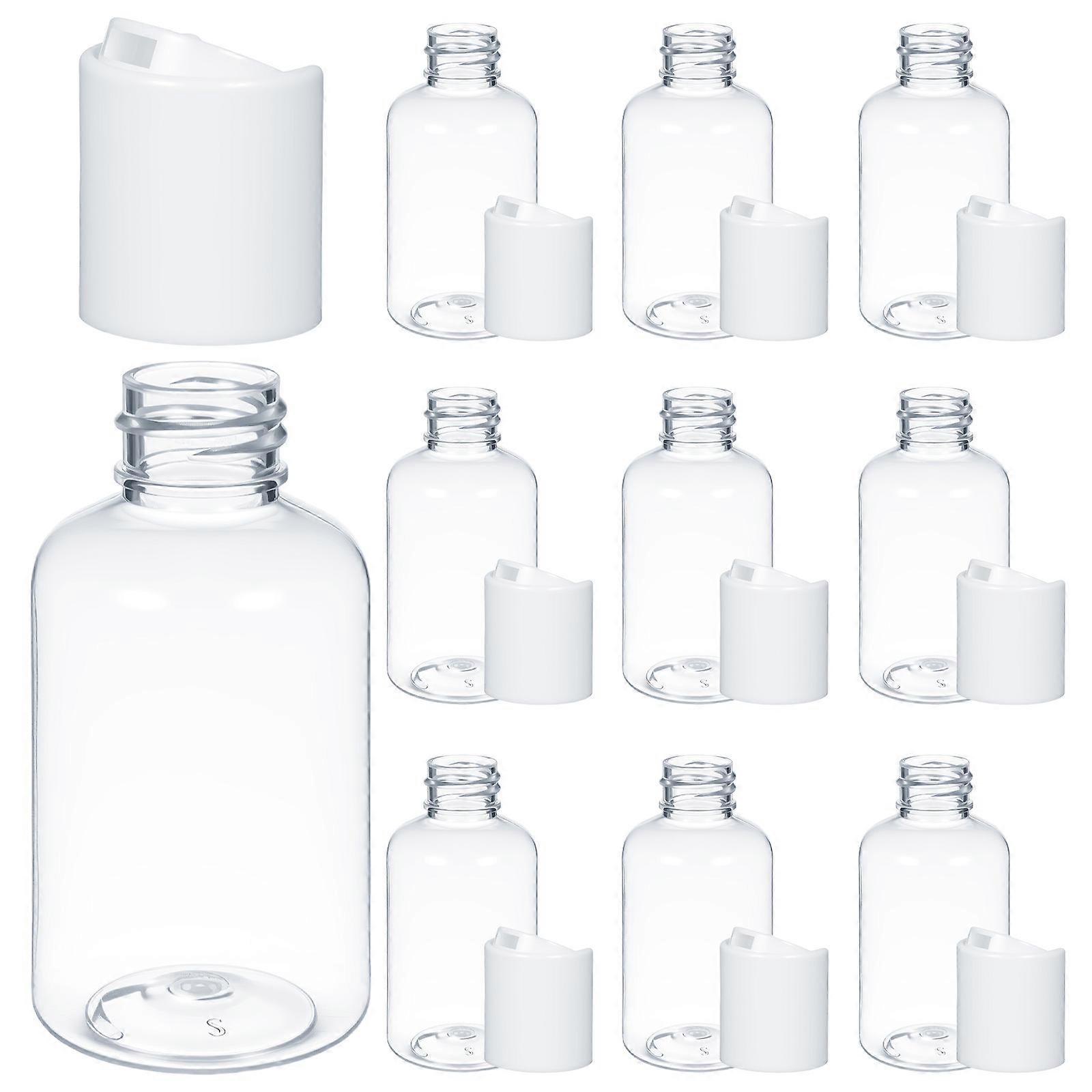 Bottles for Lotion Refillable Bottle for Storage Use 12Pcs Transparent Press