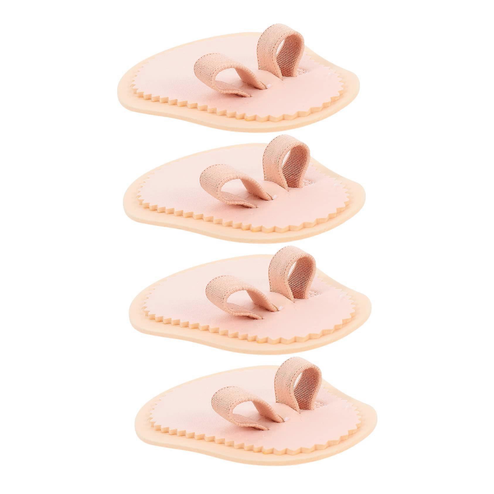 Adjustable Toe Separators 4pcs Set for Bunion Relief and Gentle Toe Alignment, Reusable Comfort Fit