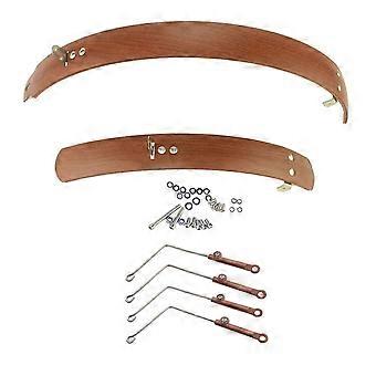 Kit de réparation de garde-boue avant et arrière 26-27 pour l'installation sur vélos pliants pour cyclisme de plein air