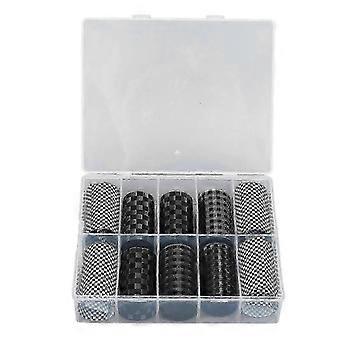 1 Scatola Nero Bianco Plaid Nail Art Sticker Semplice Elegante Sicuro FAI DA TE Nail Art Adesivi Decalcomanie per la casa e il salone di bellezza