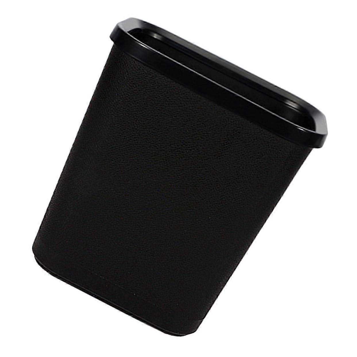 Plastic Trash Can 8L Waste Bin with Lid Compact Rectangular Design for Bathroom Kitchen Office