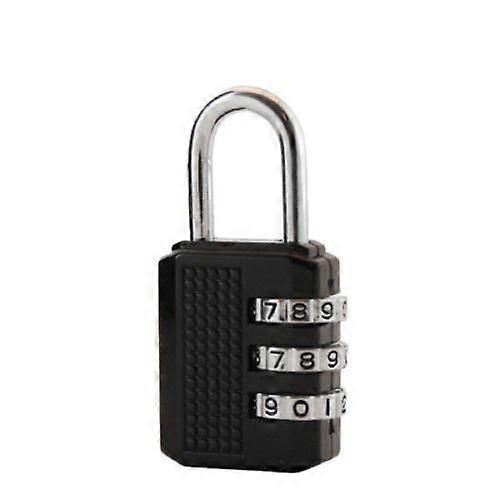 28mm Combination Padlock with Resettable 3 Digit Code for Gym, School Lockers and Tool Boxes