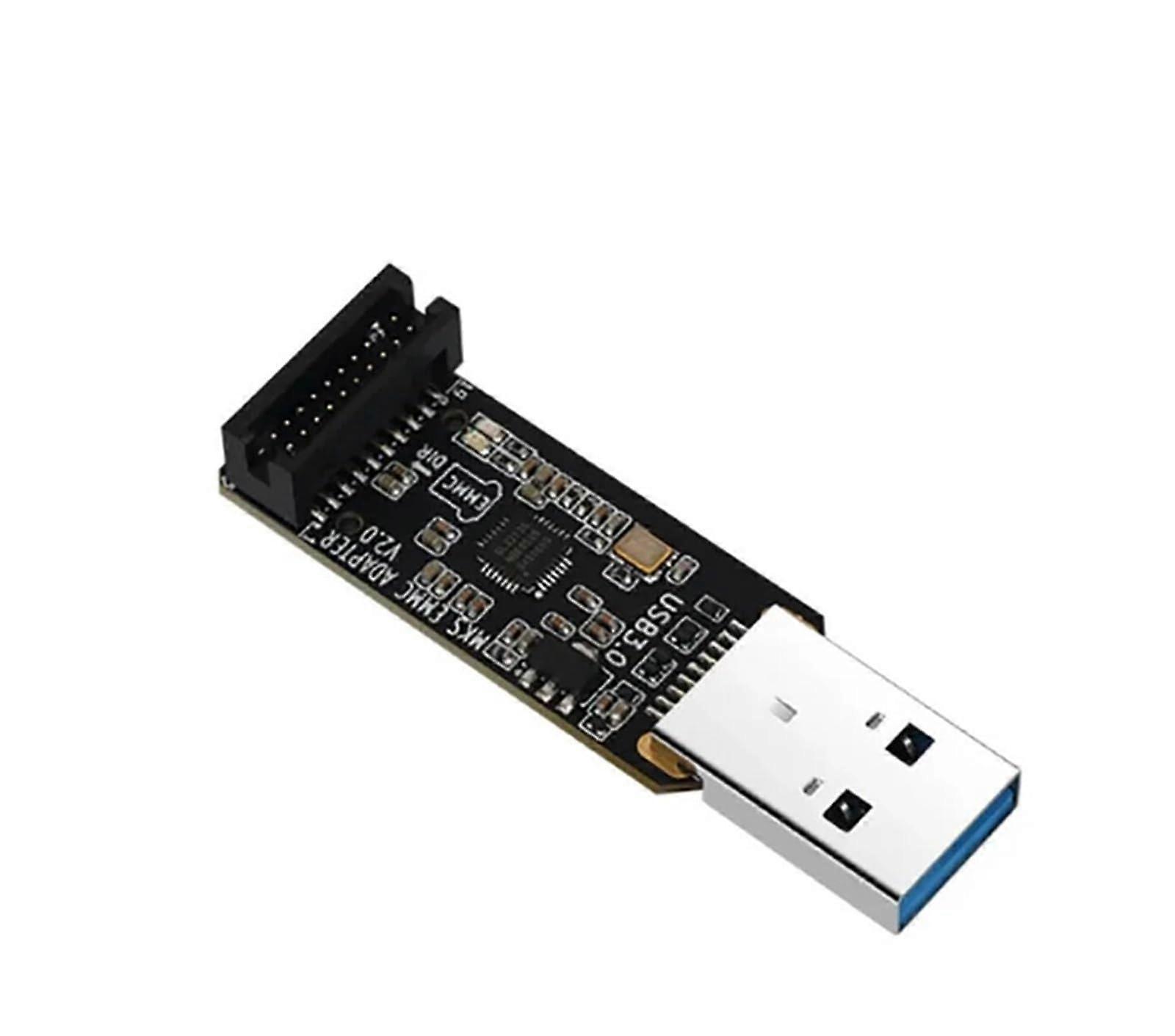 eMMC USB 3.0 Card Reader Adapter for Speed Data Recovery and Firmware Flashing