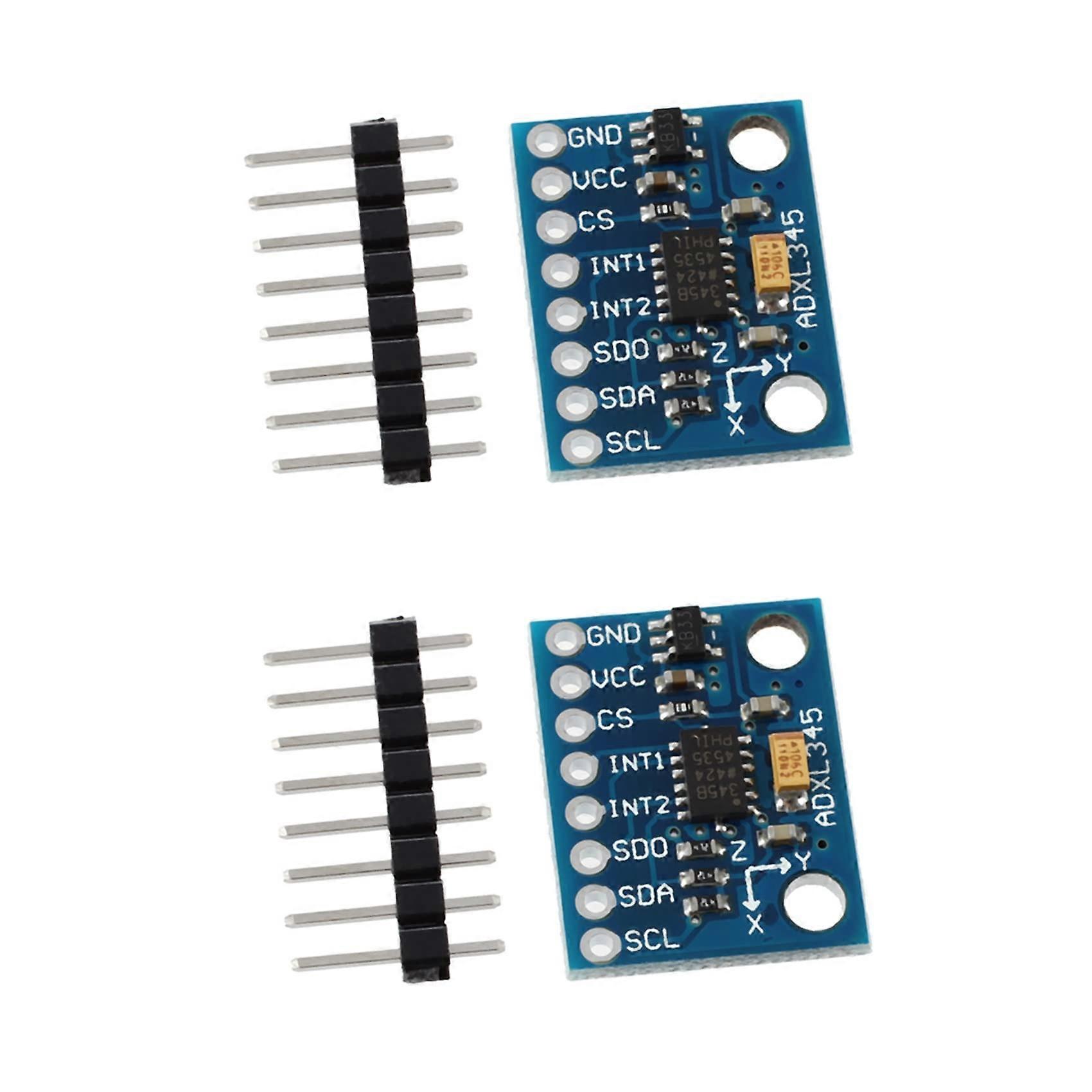 2X ADXL345 Accelerometer Module 3Axis Digital Tilt Sensor for Arduino Motion Detection 35V