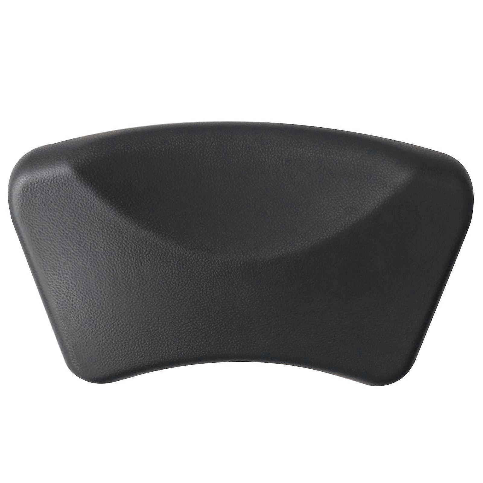 Bath Pillow with Suction Cups, Ergonomic Neck and Shoulder Support, Waterproof Spa Pillow Gray