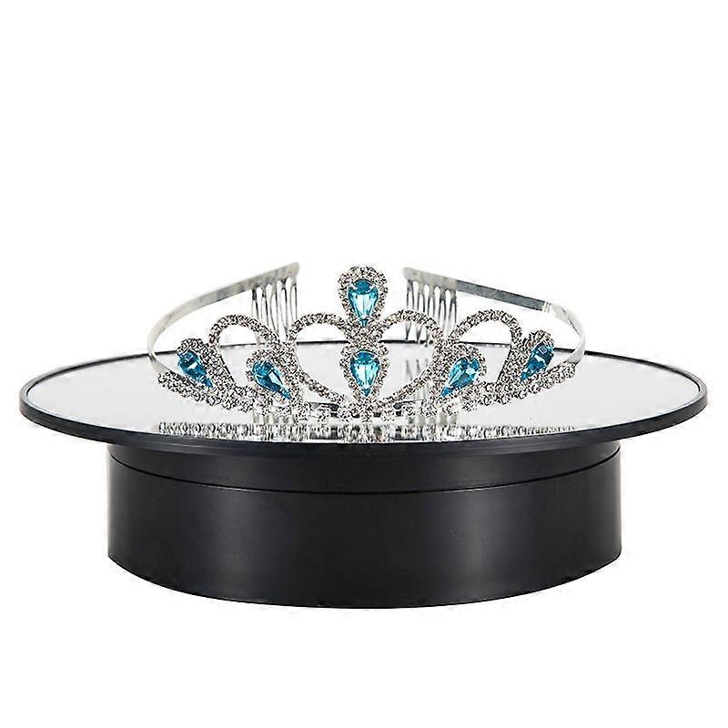 25cm USB Power Rotating Display Stand Video Shooting Props Turntable