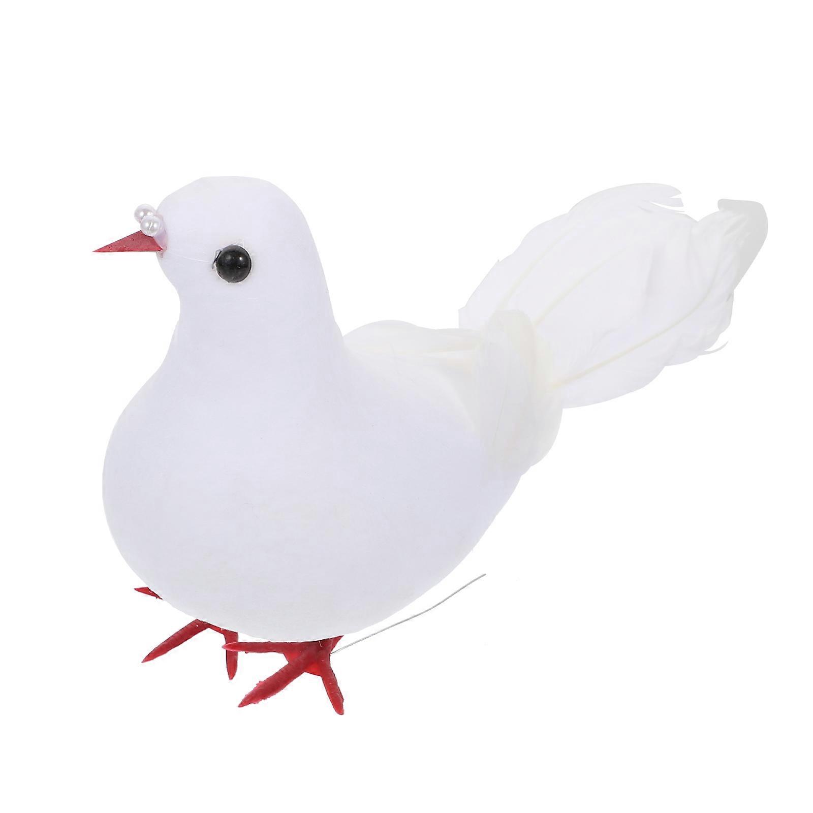 Simulation Dove Decor Foam Dove Model Toy 1Pcs for Decoration Use