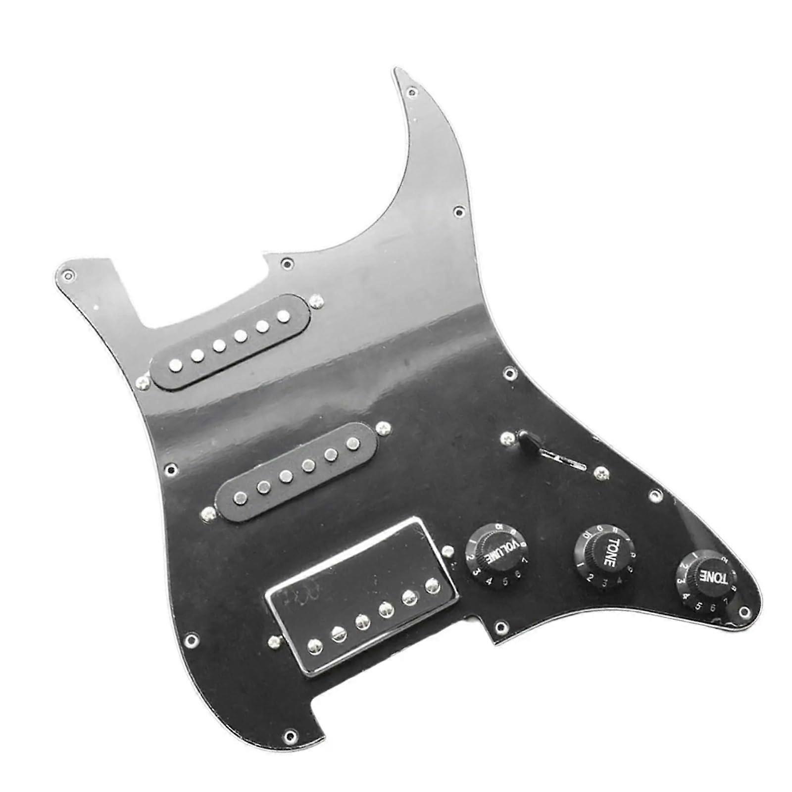 SSH Loaded Pickguard with Push Pull Switch for Electric Guitar Clear Tone and Expanded Control