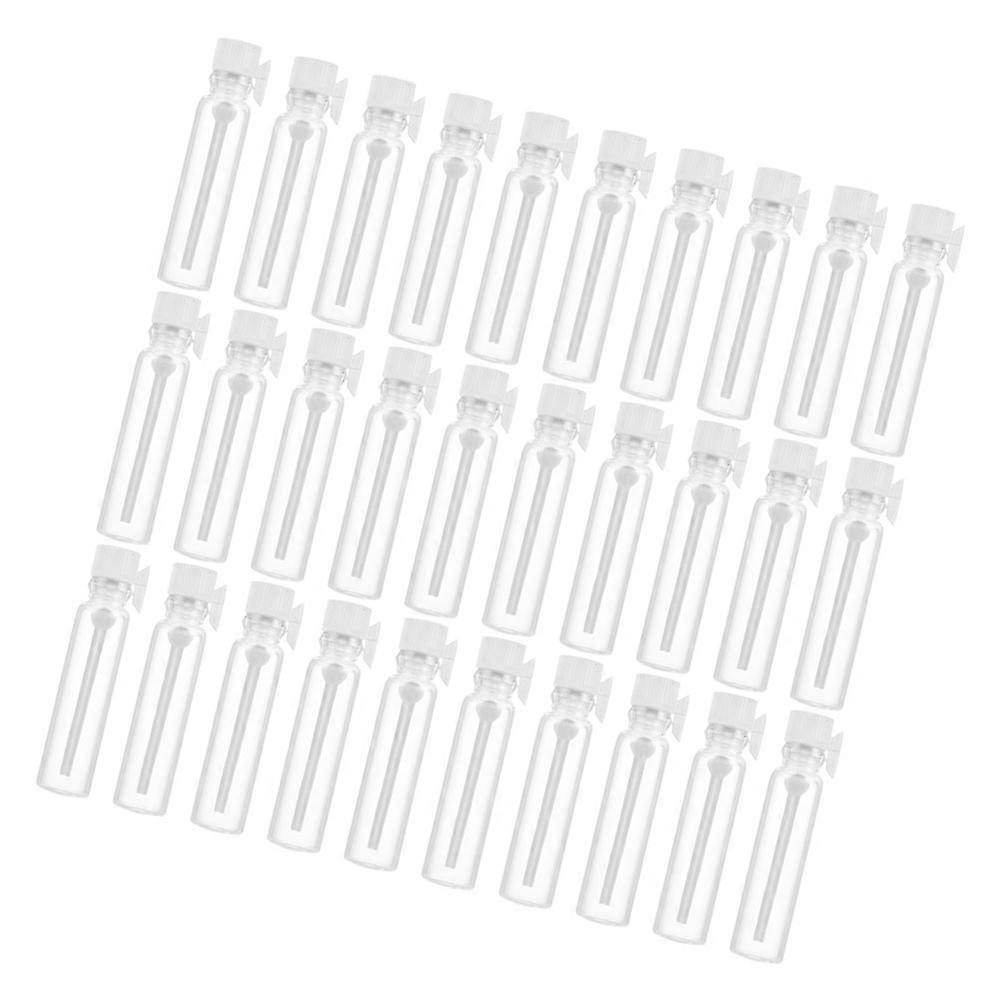 Mini Perfume Sample Bottles for Storage 100Pcs 2Ml Small Glass Bottles Transparent