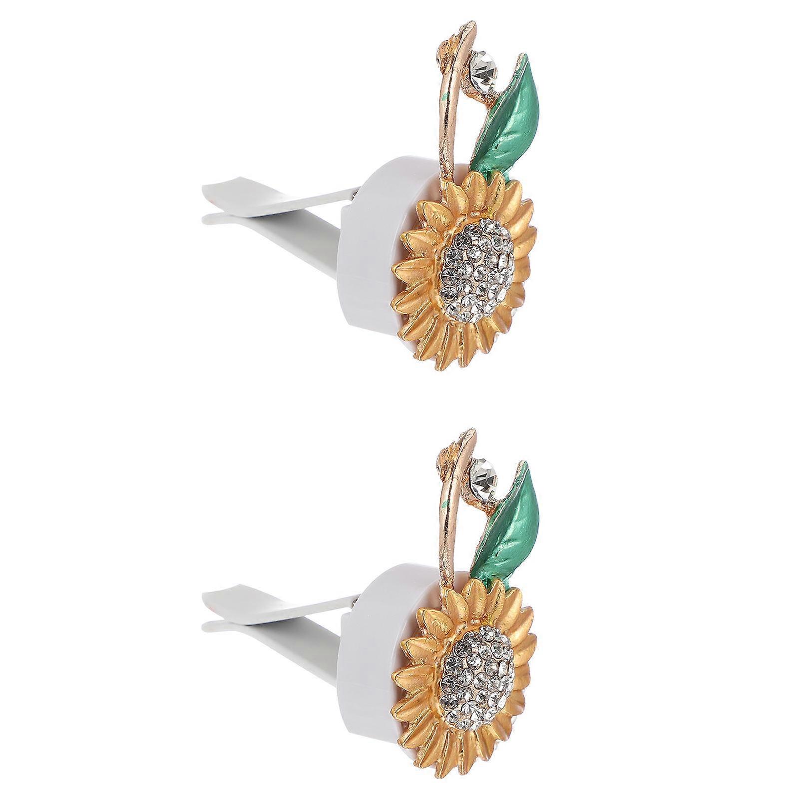 Car Fragrance 2Pcs Aromatherapy Diffuser Clip for Vent Freshener Use