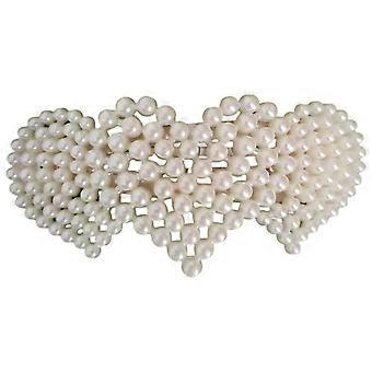Falsk Pearl Clip Fashionabla Söta Sidoluggar Huvudbonader Barrettes Håraccessoarer för tjejer