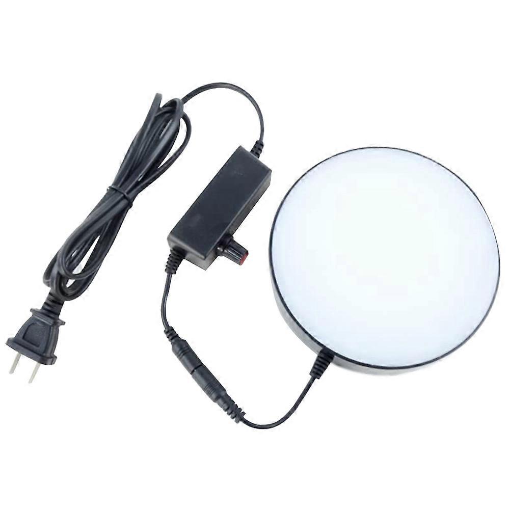 White Adjustable Brightness Ring Light Illuminator with Power Adapter LED Ring Microscope Bottom Li