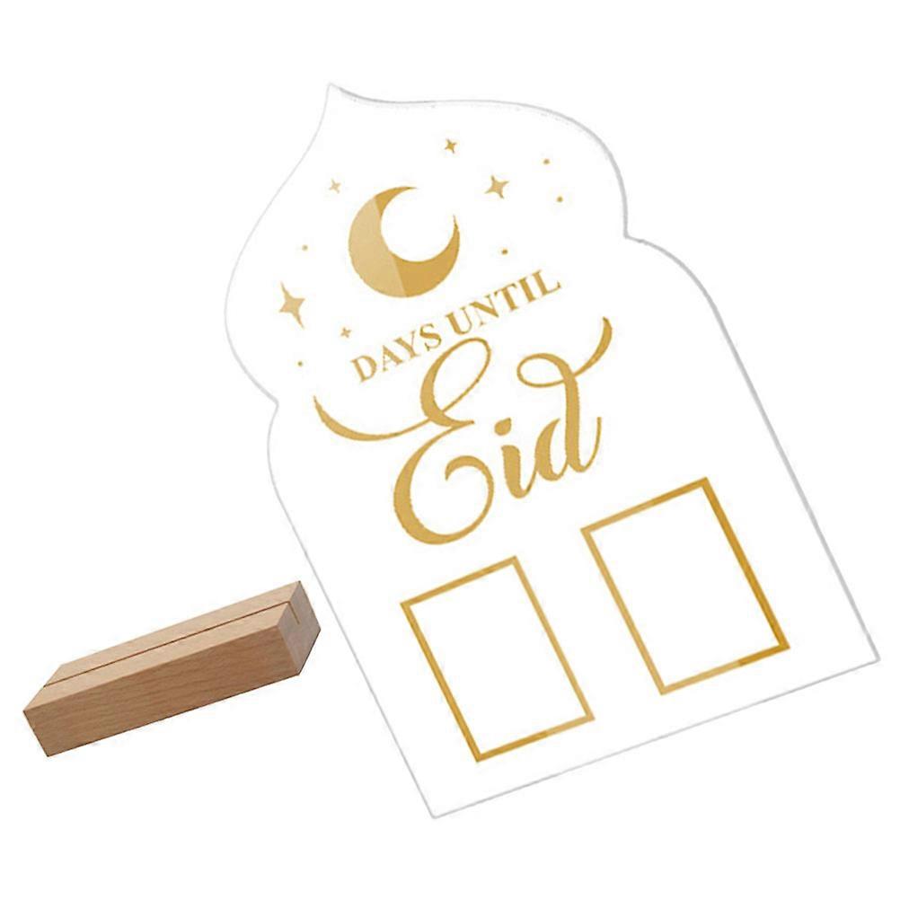 Acrylic Countdown Decorative Countdown for 3Pcs Handwritten Use