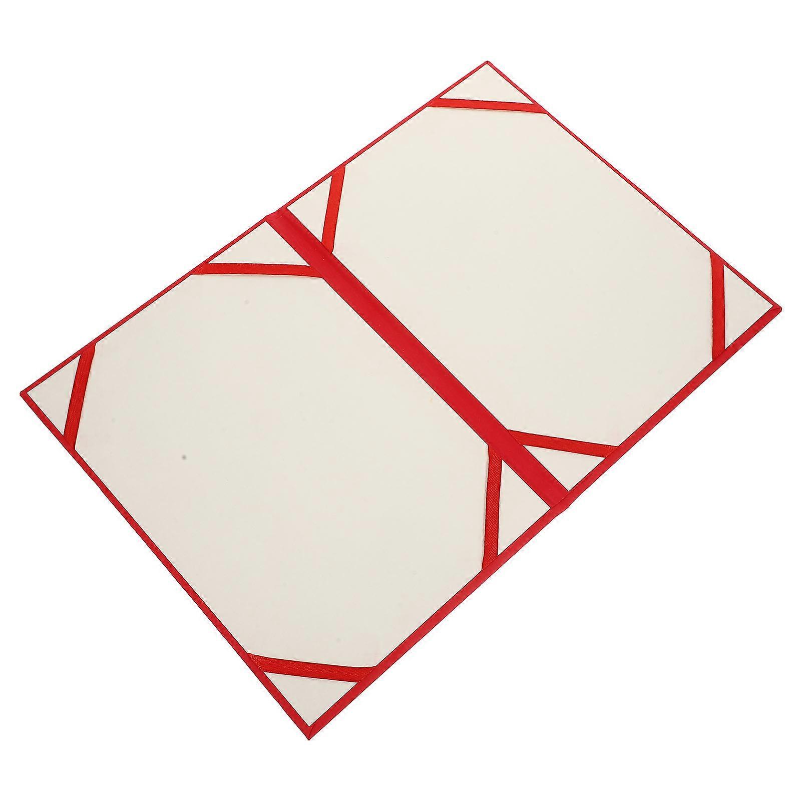 Certificate Protector Cover Paper Folder for Protection Red Paper