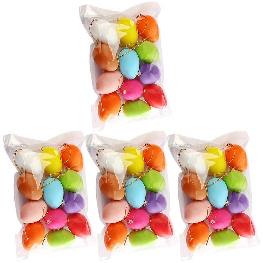 Plastic Easter Eggs DIY Graffiti Eggs for Decoration 48Pcs Assorted