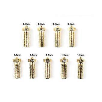 3d Printer Accessories Extruder Handle & Volcanic Heating & Nozzle & Heating Tube & Thermistor compatible with