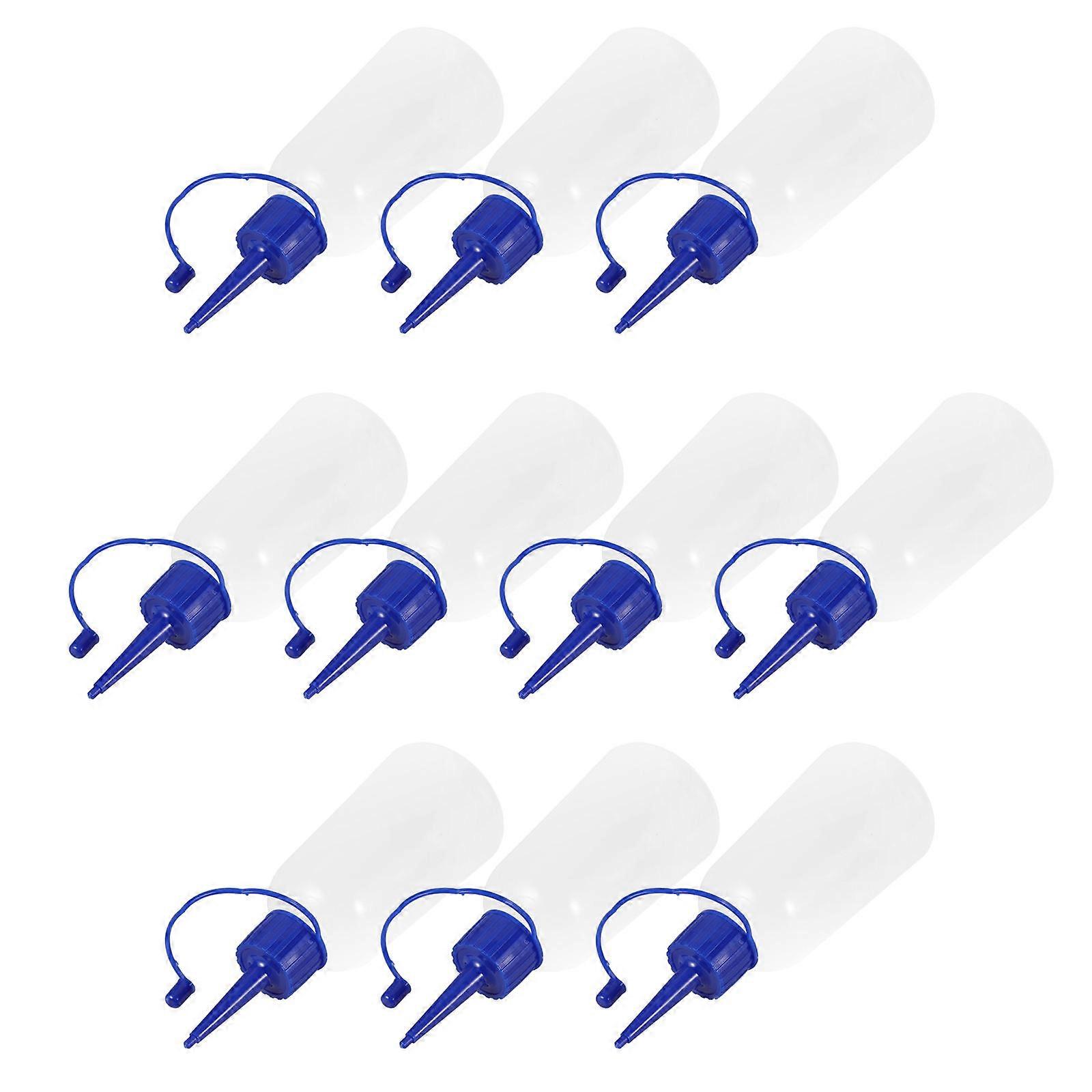 Plastic Glue Bottles for Storage with Precision Tip 10Pcs Applicator Bottles
