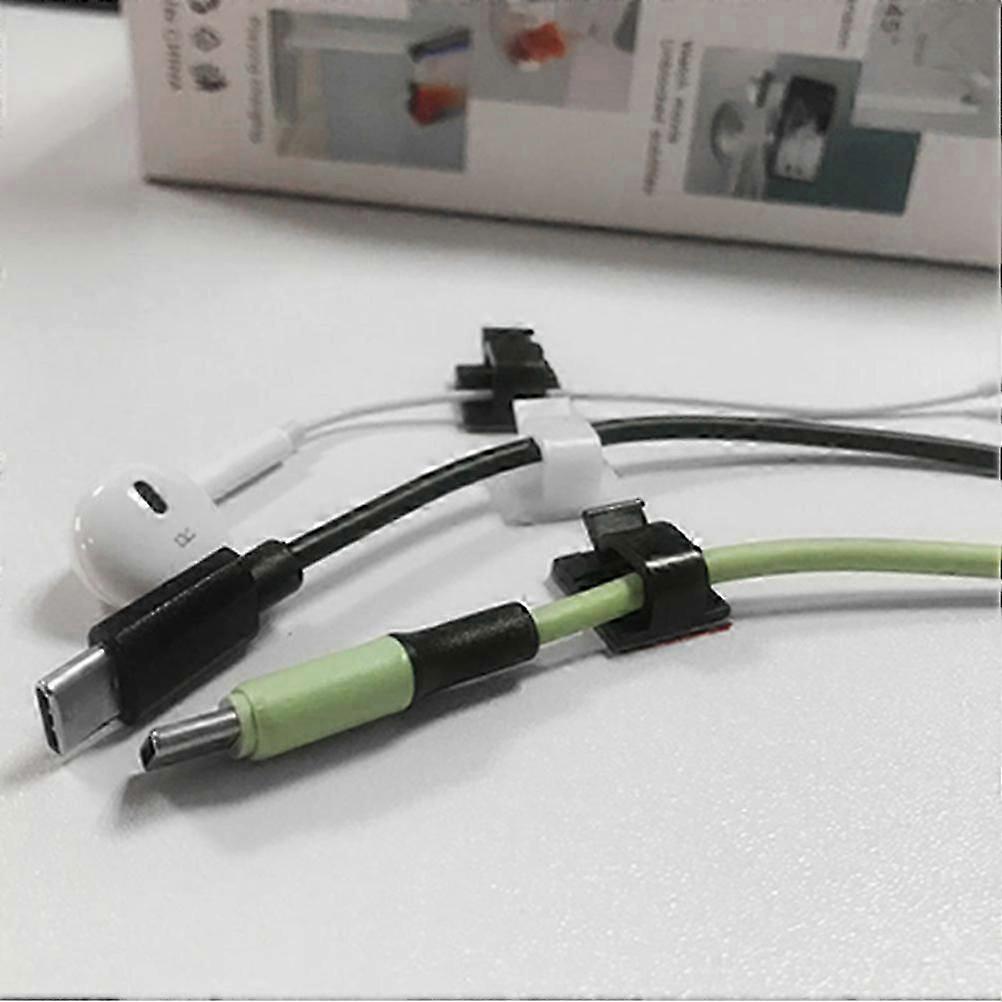 Self Adhesive Solid Wire Clip Adhesive Cable Clips for Cable 50Pcs Mini