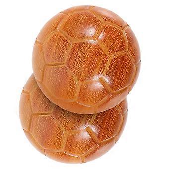 Soccer Fitness Hand Exercise Balls for Exercise Use 2Pcs Portable Baoding Ball