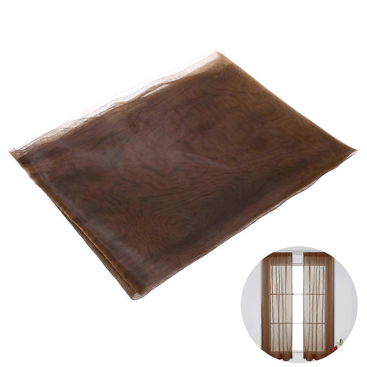 Transparent Curtains Window Screen Voile Curtains for Window Shielding