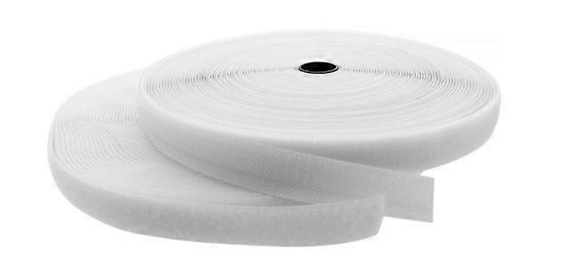 Lanview Hook and Loop Roll 10m x 10mm White