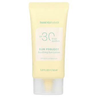 Thank You Farmer, Sun Project, Soothing Sun Lotion, SPF 30 , 1.69 fl oz (50 ml)
