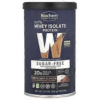 Biochem, 100% Proteína Isolada do Soro do Leite, Sem Açúcar, Chocolate, 355 g (12,5 oz)