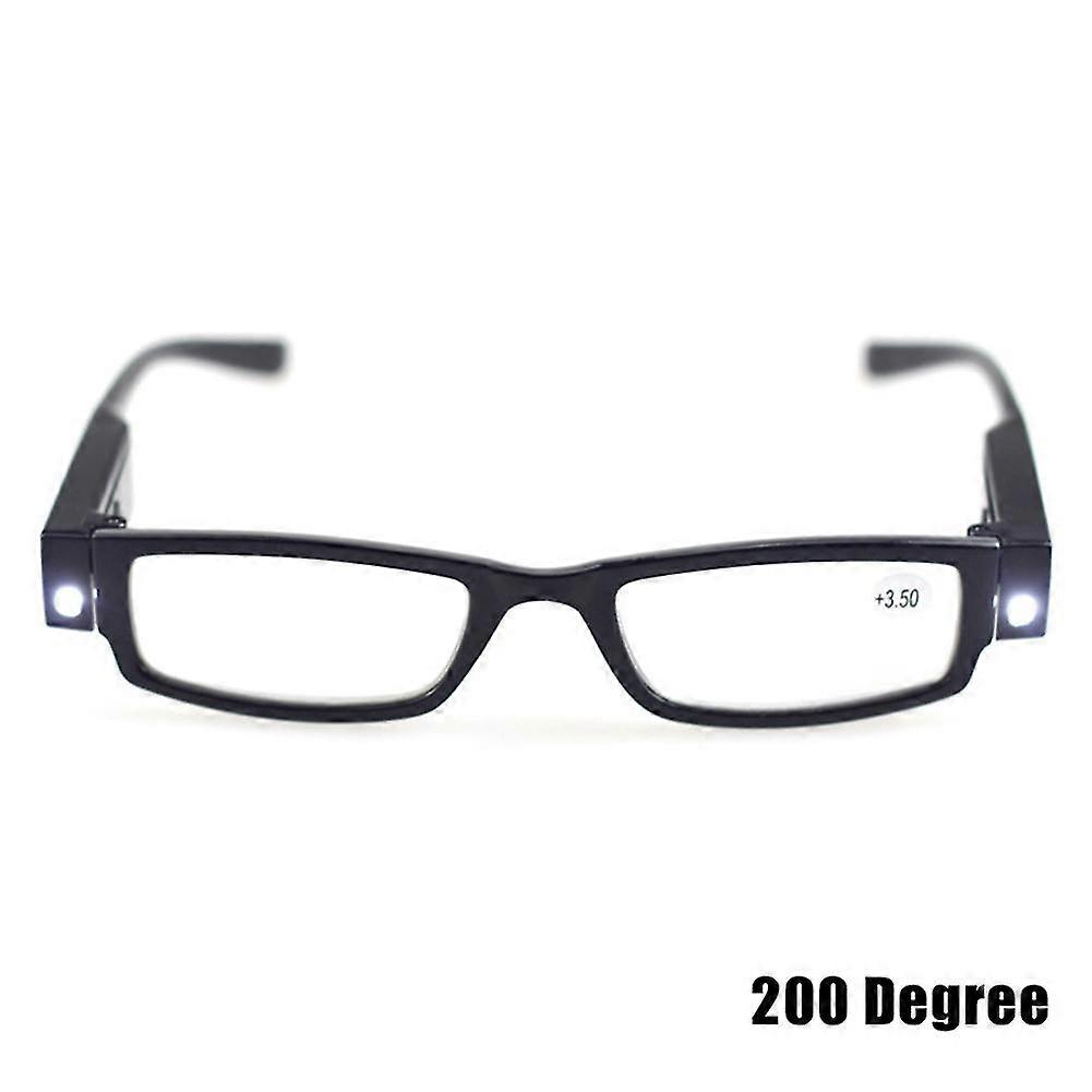 Lunettes de lecture loupe LED avec éclairage intégré - wfx