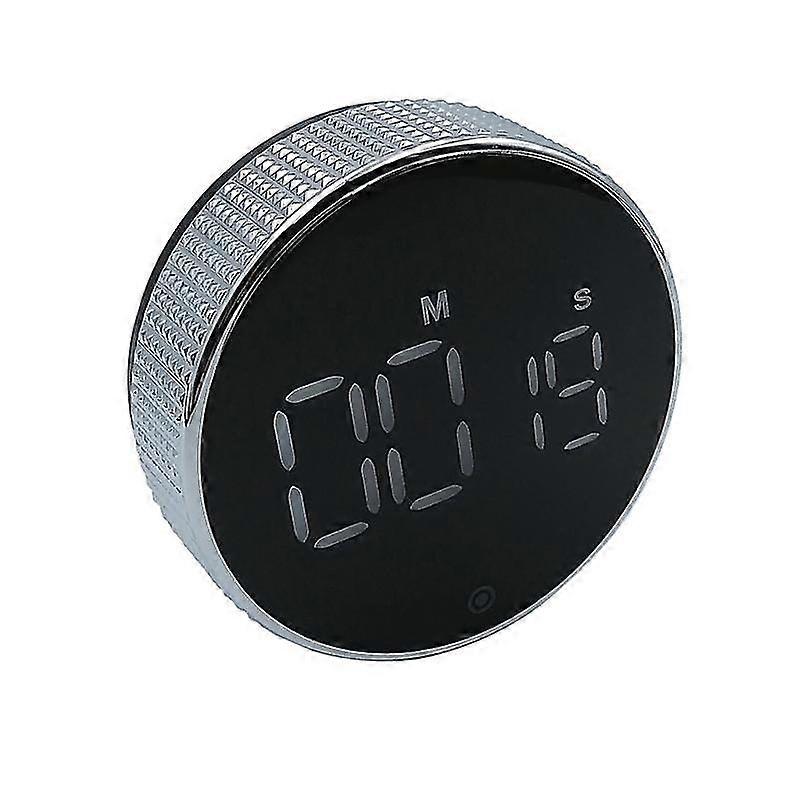 Large LED Digital Kitchen Timer with Magnetic Backing - Countdown Timer & Clock, Adjustable Volume, Custom Mode