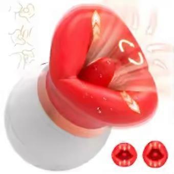 Leistungsstarker, rotierender Saugvibrator für Frauen mit Zungenstimulation, Klitoris-Saugfunktion und Nippelstimulator – Sexspielzeug für Erwachsene