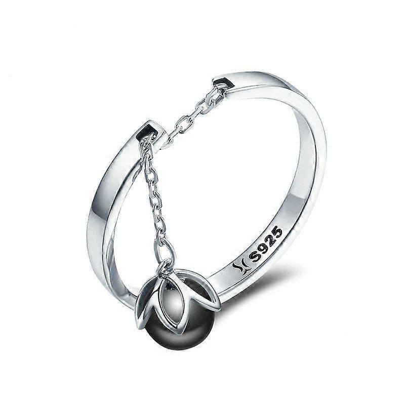 S925 Sterling Silver Pearl Ring