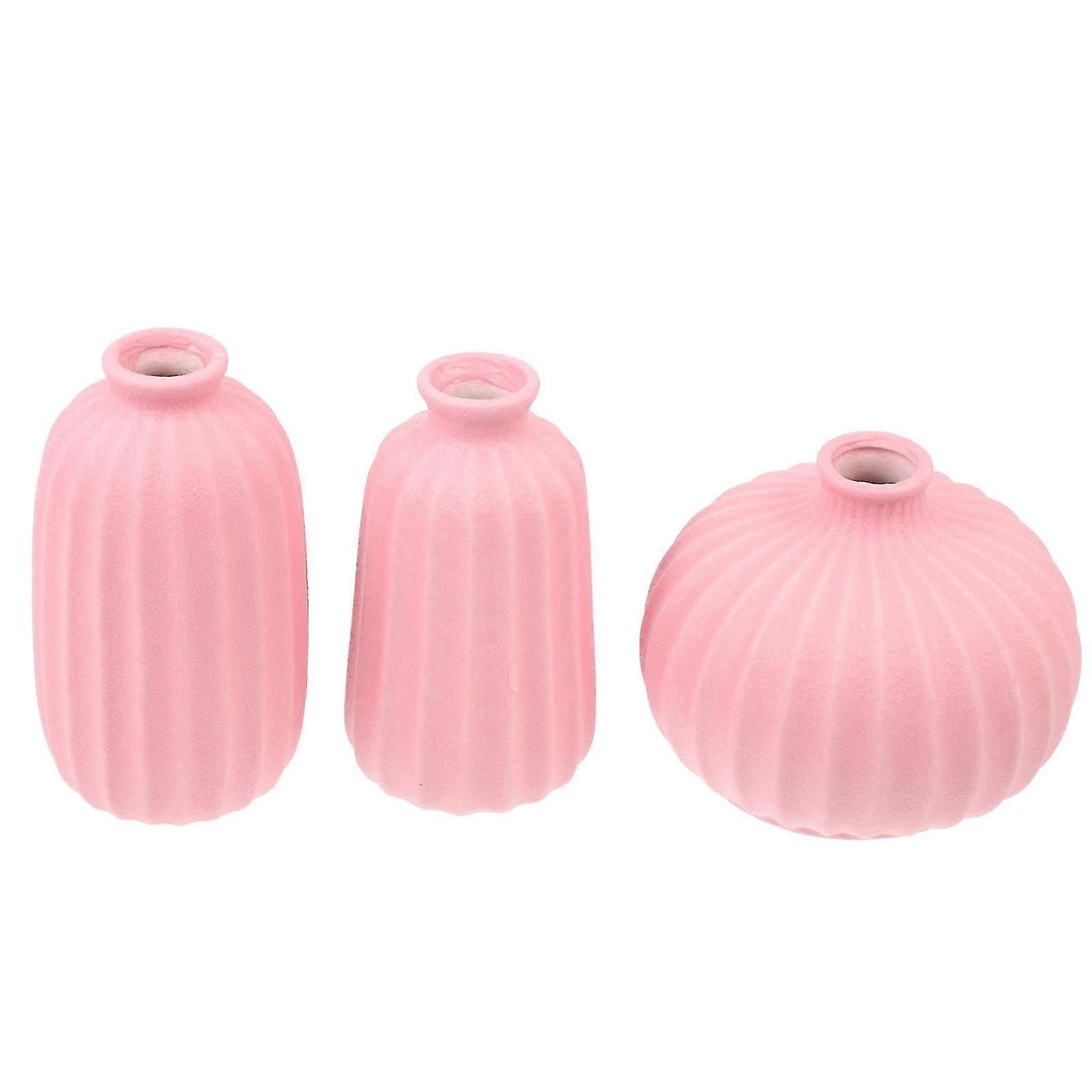 Creative Vase Decor Ceramic Craft Vase for Decor 3Pcs Set