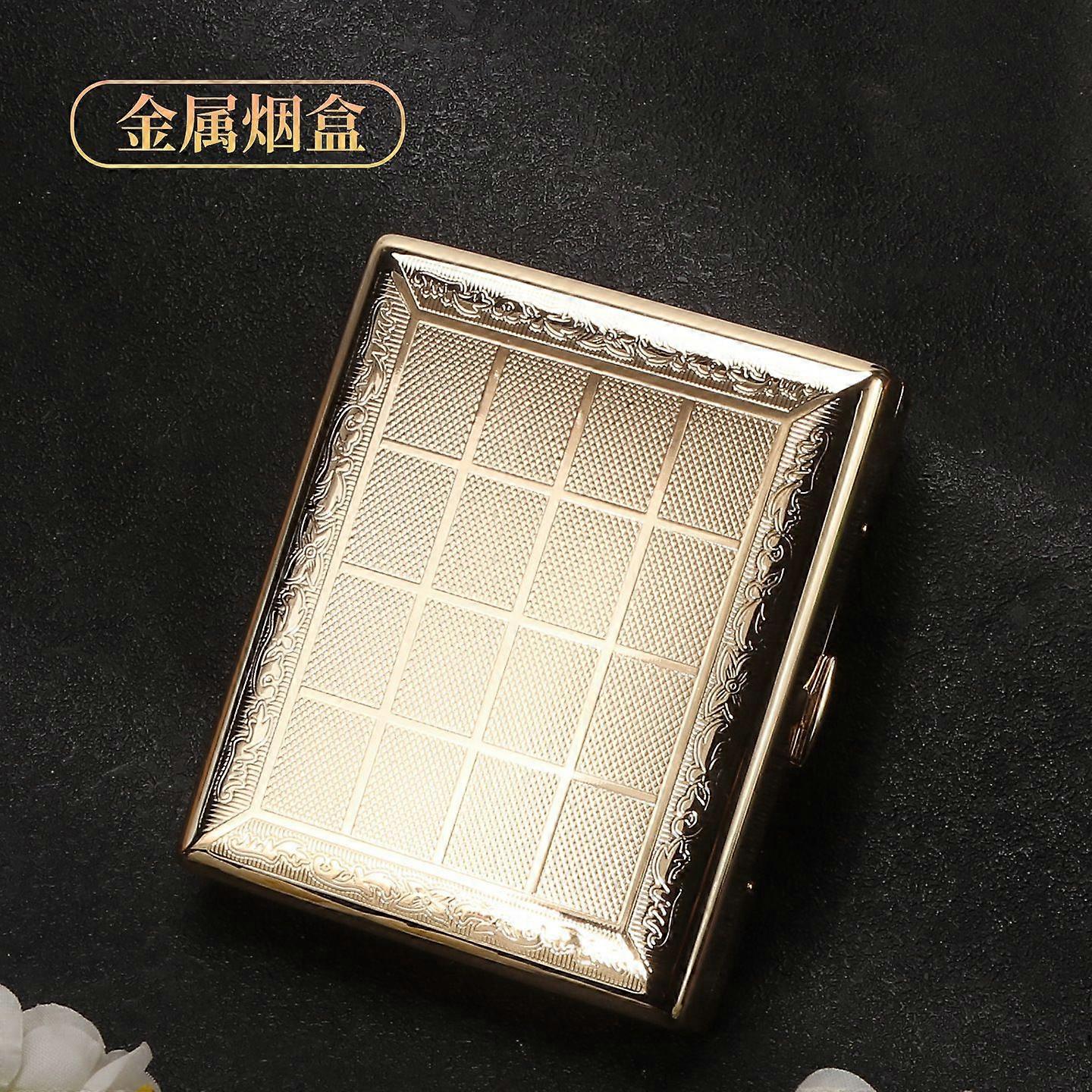 Retro portable extended cigarette case