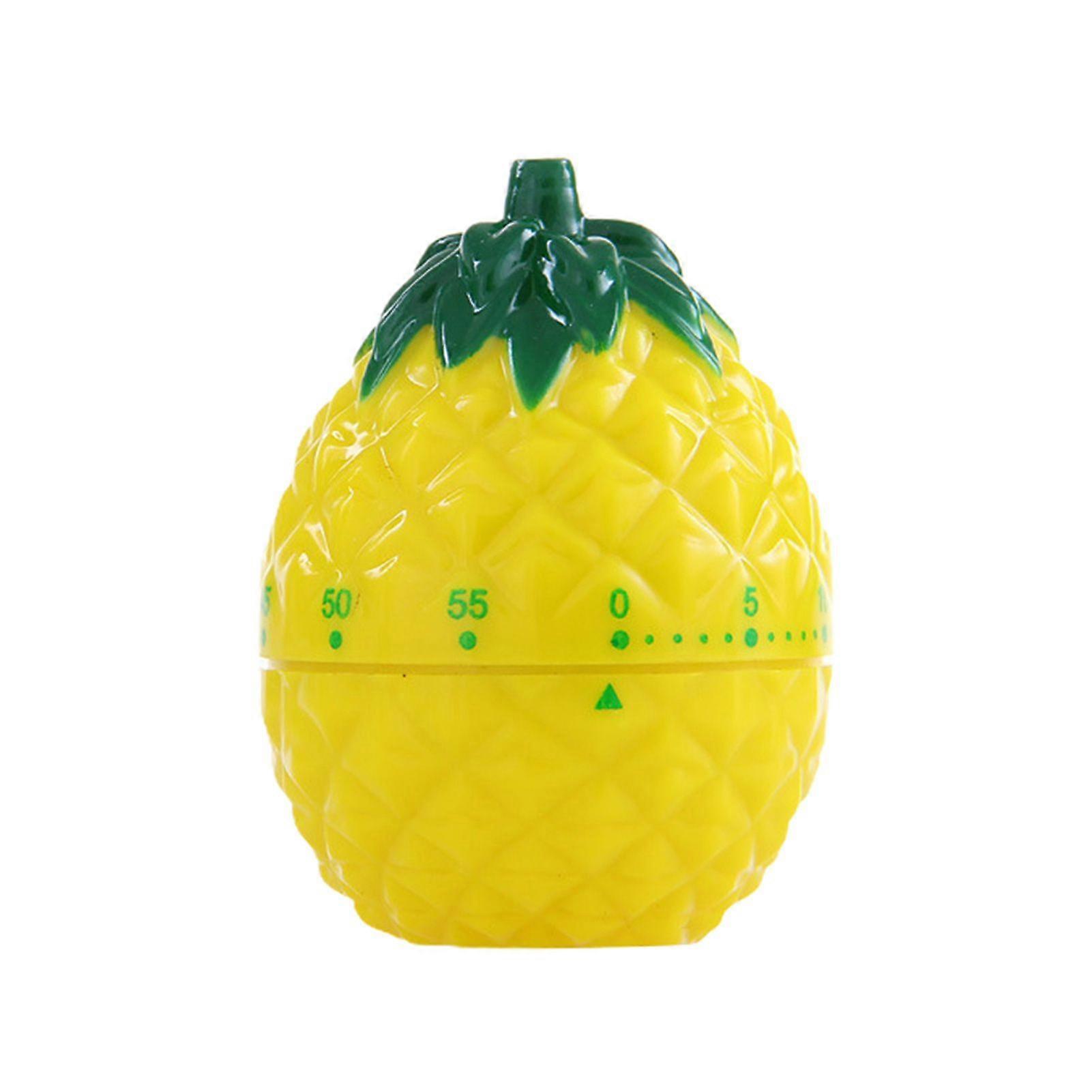 Kitchen Timer Pineapple Shape Mechanical Rotation Manual Countdown Timer Kitchen Accessories Jikaixiang