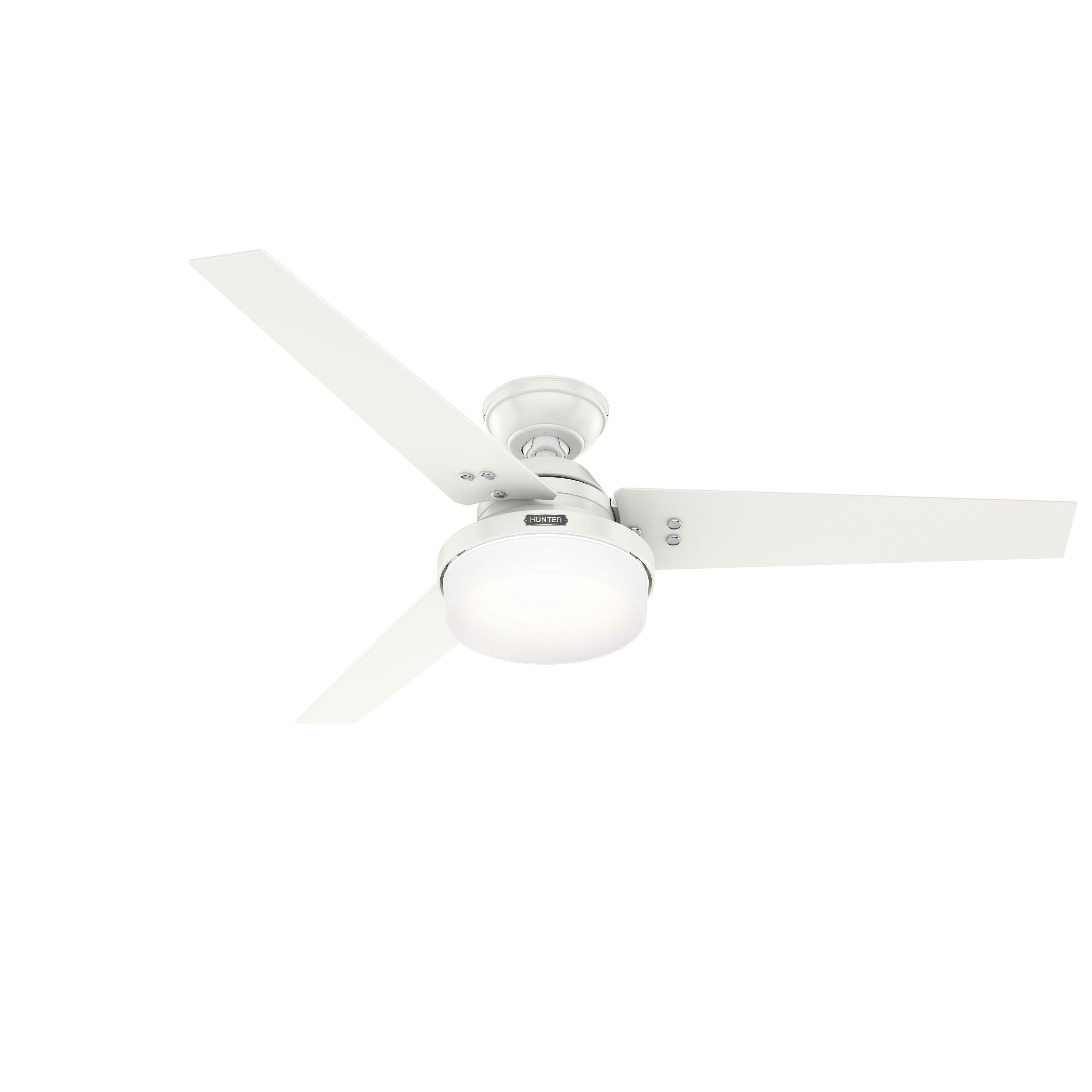 Sentinel Plus ceiling fan with light & wall switch