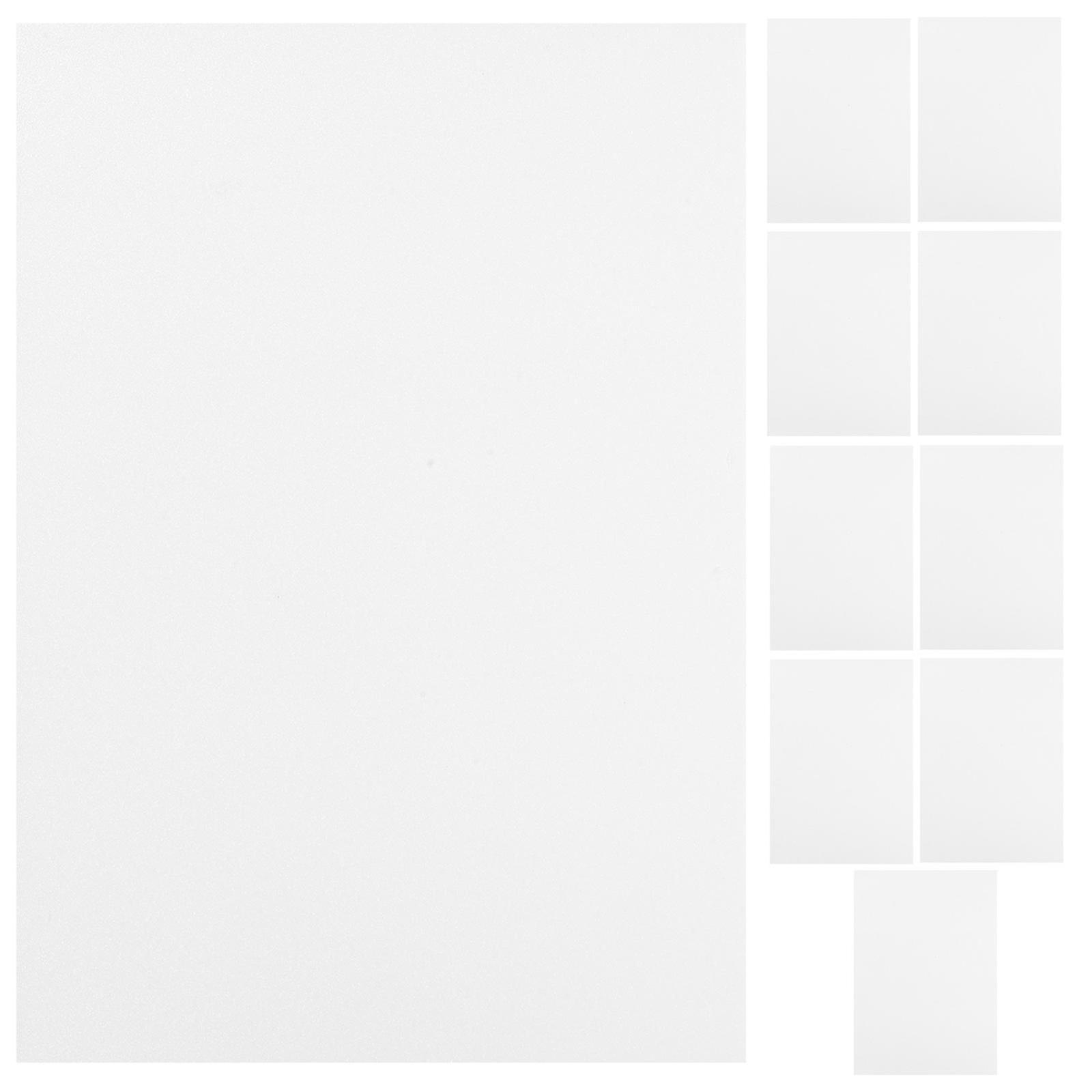 Multi-Use Foam Sheets for Craft & Printmaking DIY, 20 White Sheets