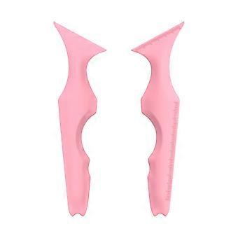 Winged Eyeliner Stencil - Reusable Silicone Tool for Precise Application and Makeup Guide