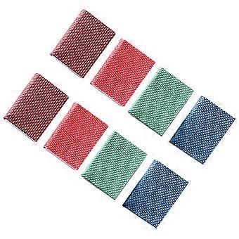 Livros em miniatura para decoração, 8 peças em papel colorido sortido.