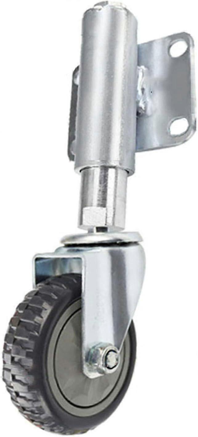 Spring Gate Wheels, Heavy-duty Shock Absorber Rotating Caster, Height Adjustable
