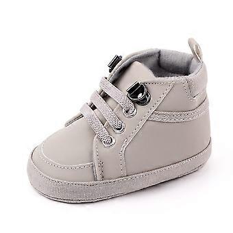 / Born Babyschuhe für Jungen, weiche Sohle, warme Krabbelstiefel, rutschfeste Sneaker, robuste PU-Schuhe, Lauflernschuhe für 1 Jahr alte Babys (0-18 Monate)