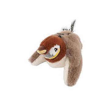 Jouet interactif pour chat en peluche rechargeable par USB, motif moineau, chaton, herbe  chat