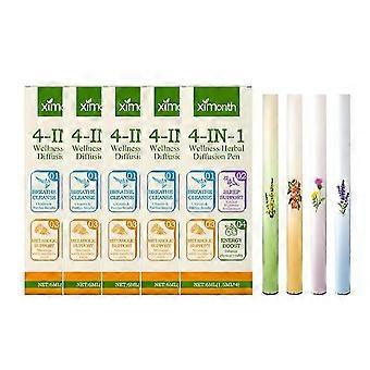 1-5x Barra Energética Natural à Base de Ervas para Sono Profundo, Limpeza Pulmonar e Suporte ao Fígado - Caixa com 4 Unidades