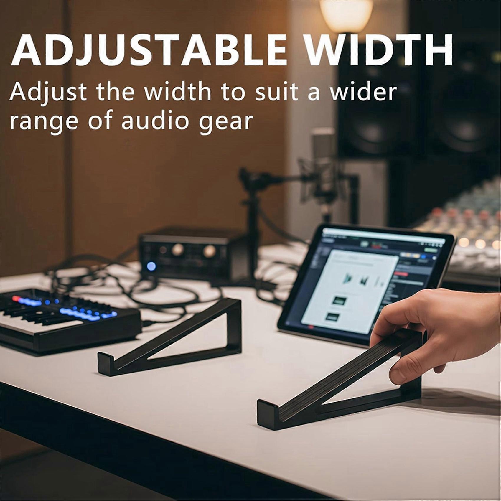 8X Audio Interface Stand Computer Keyboard Stand Desk Keyboard Holder Solid Triangle Frame