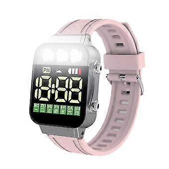 Sports LED Electronic Watches USB Rechargeable Flashlight Student Sport Wristwatch Lighting Watch Gifts for Man,A
