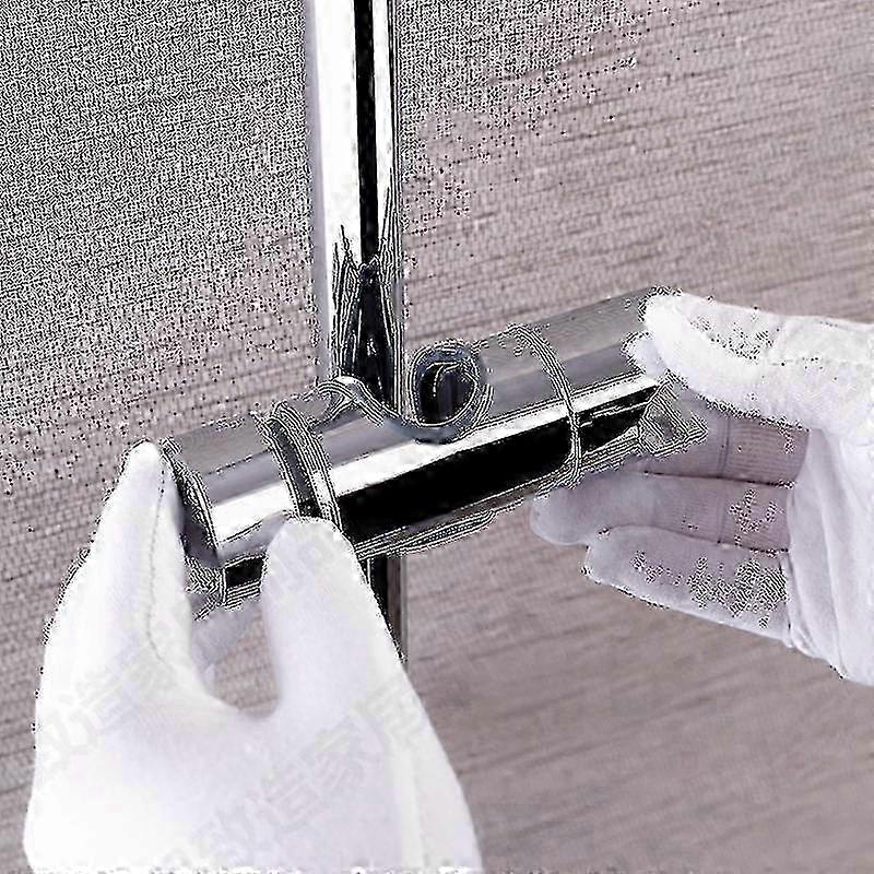 Replaceable Hand Shower Holder, Shower Head Holder, Chrome Abs (silver) - JA
