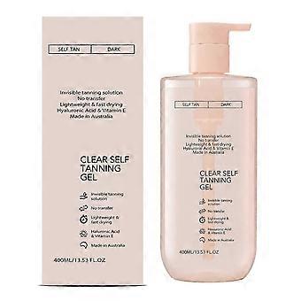 Klar brun utan sol-gel, utan överföring för kroppen, mörk, lätt och snabbtorkande brun utan sol-gel 400ml
