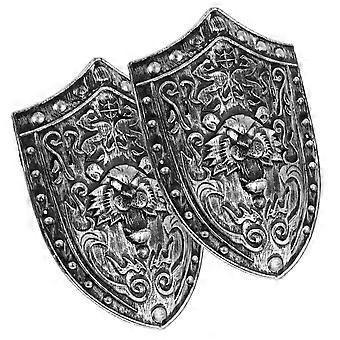 Dark Grey Shield Toy Lion Guard for Pretend Play 2Pcs Kids Accessories