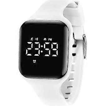 Digitaal kinderhorloge met fitnesstracker, wekker, stopwatch, geen app nodig, waterdicht, voor kinderen van 5 tot 12 jaar.
