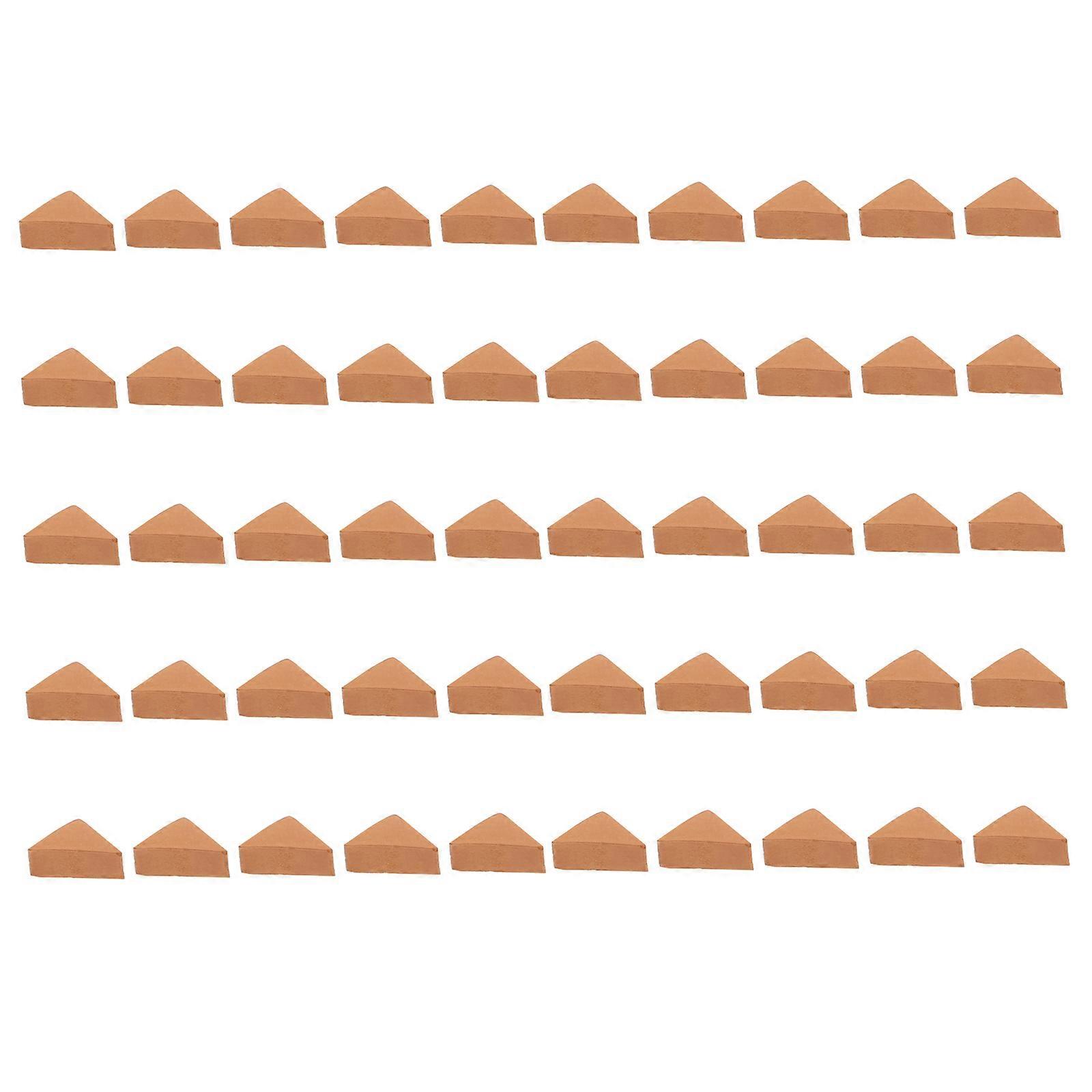 Miniature Brick 50Pcs Brick Wall Model for Sand Table Layout Scenes